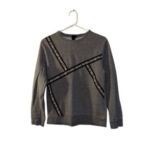 H&M "This Hour is Our Hour" Crew Neck Pullover Sweatshirt - Size XS